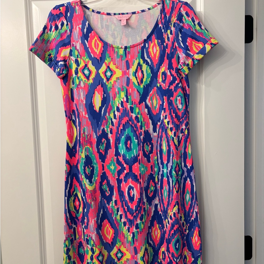 Lilly Pulitzer NWOT Size XS Colorful Geometric Print Dress